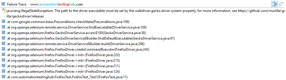 Geckodriver Error