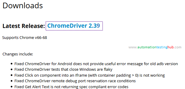 does installing selenium download chrome driver