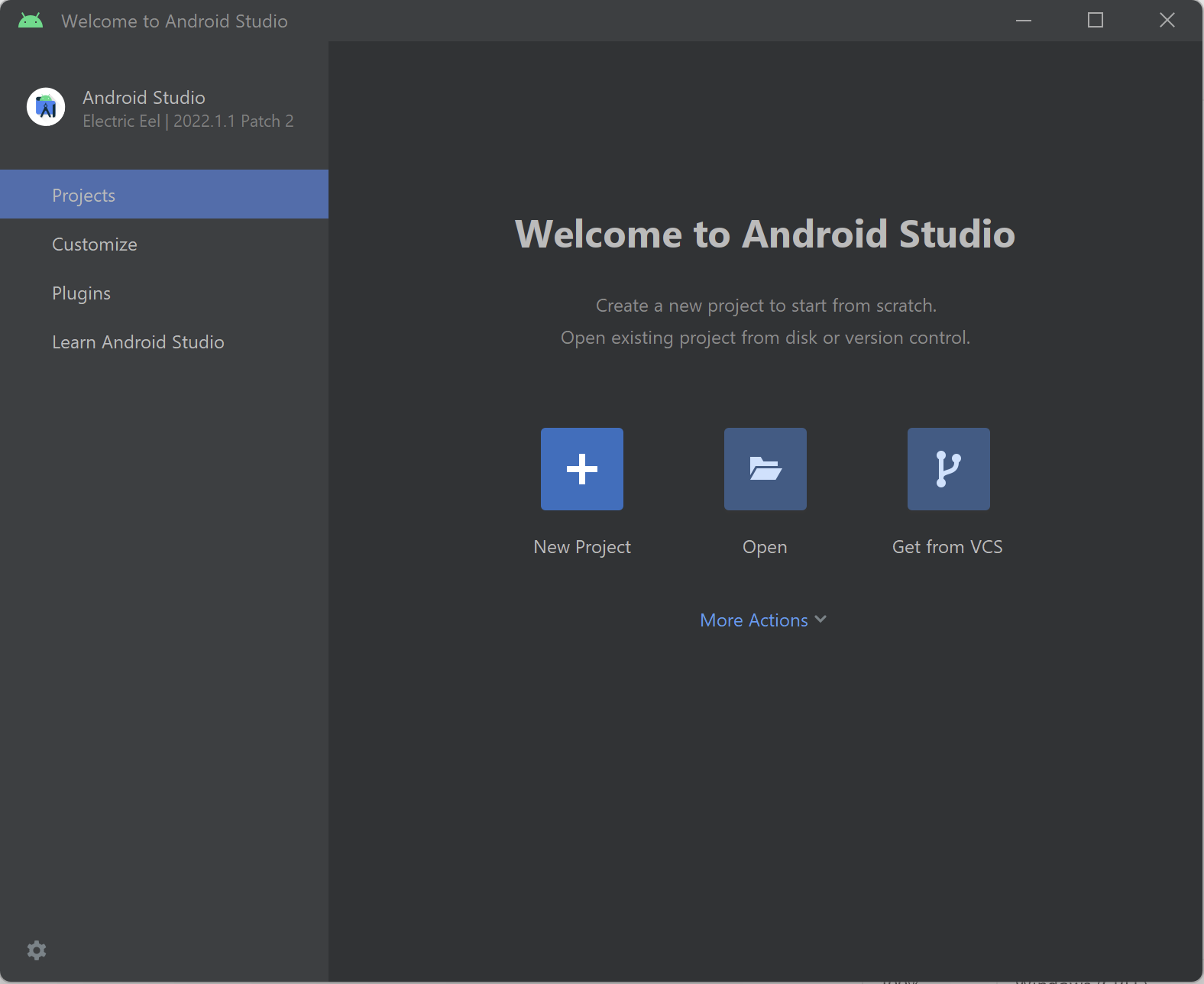 Welcome to Android Studio