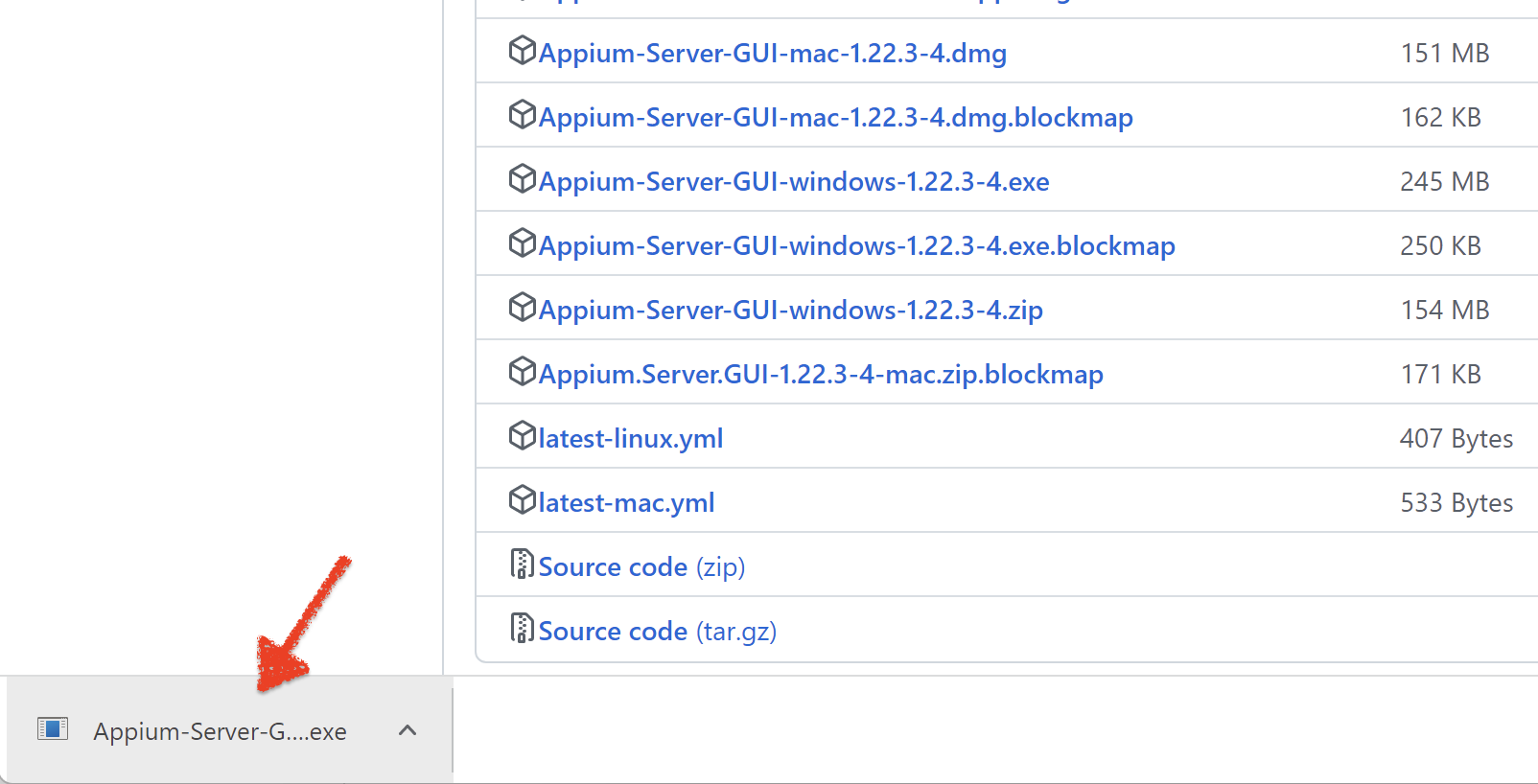 Appium Desktop Client download for Windows