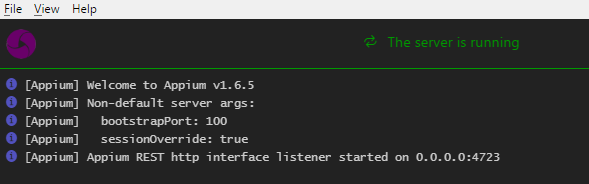 Appium Parallel Execution - First server instance started