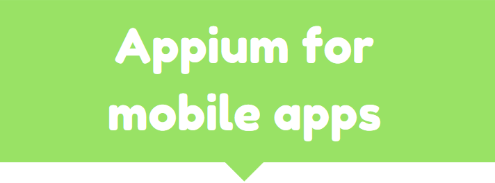 Appium tutorial for mobile apps