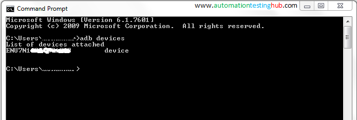 Mobile device connected to machine using USB