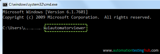 type uiautomatorviewer in command prompt