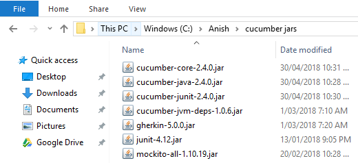Download Cucumber - All cucumber jars files downloaded