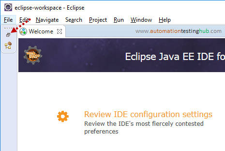 Eclipse - Restore Left Panel