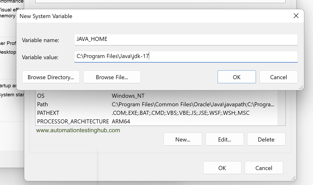comment modifier les variables de terrain pour Java dans les ménages Windows 7