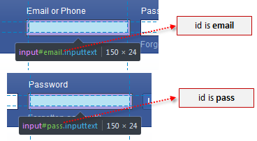 ID property in Firefox Inspector tool tip