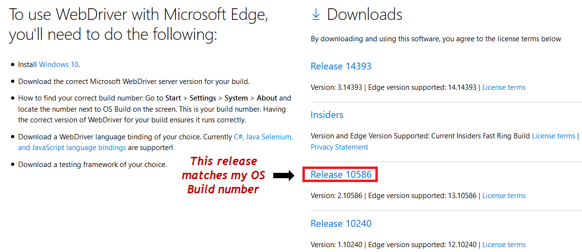 MicrosoftDriverEdge - Release 10586