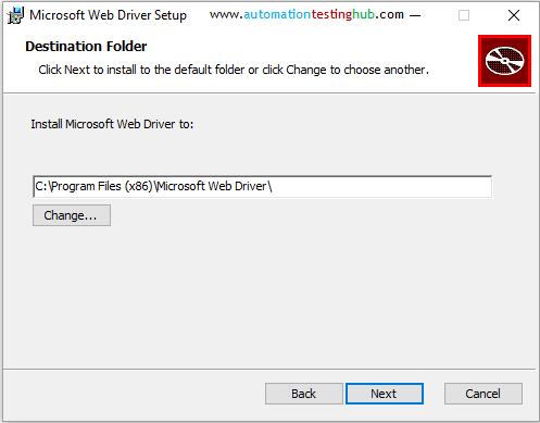 Microsoft WebDriver Setup
