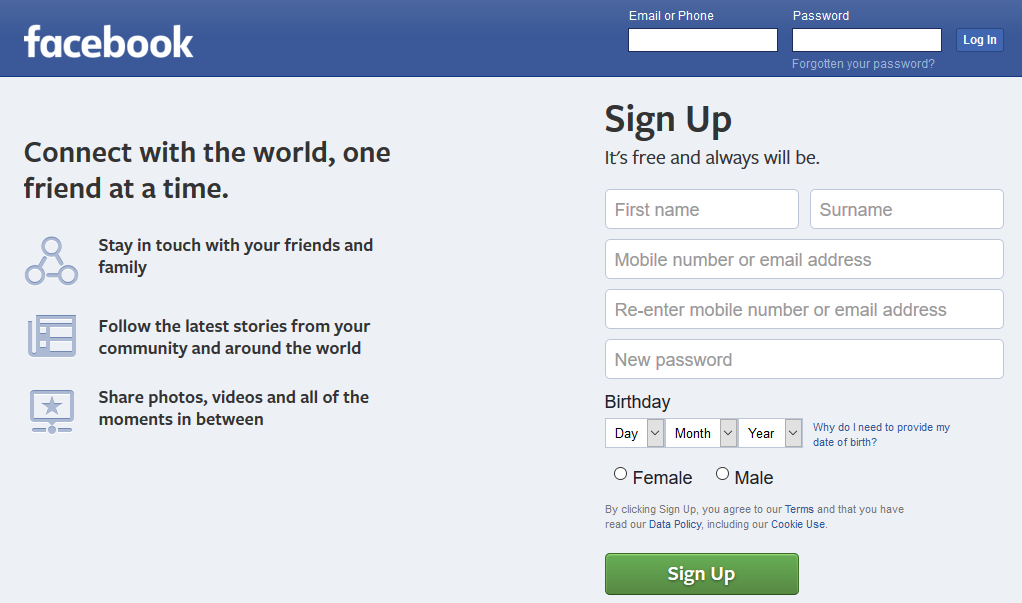 Selenium IDE - Create First Script - Facebook Login Page