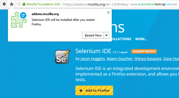 how to install selenium ide on firefox how to install selenium ide on firefox