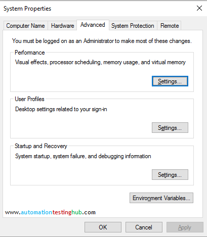 System Properties