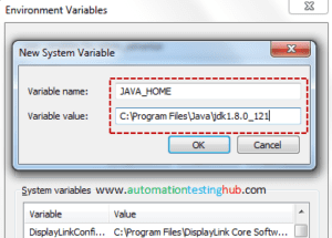 Java Environment Variables - Set JAVA_HOME
